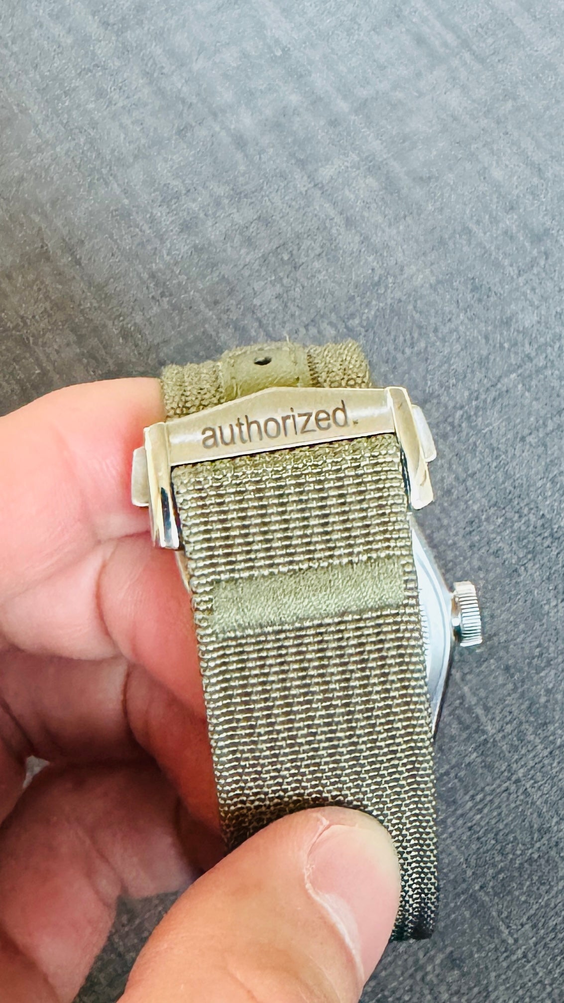 authorized. Lock & Single Pass Nylon Strap