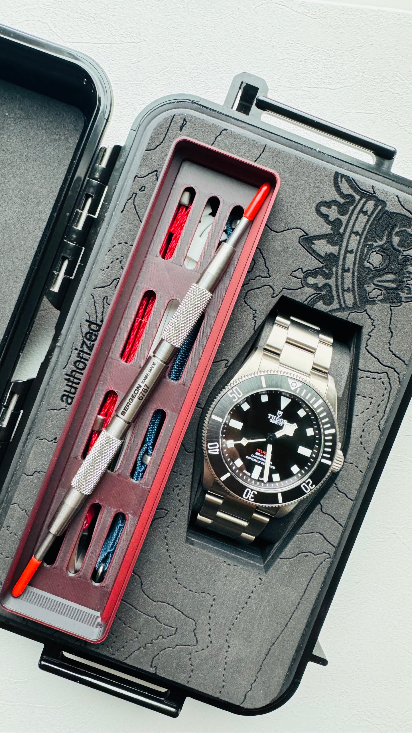 AWWC x authorized. Mission Vault Tool Tray